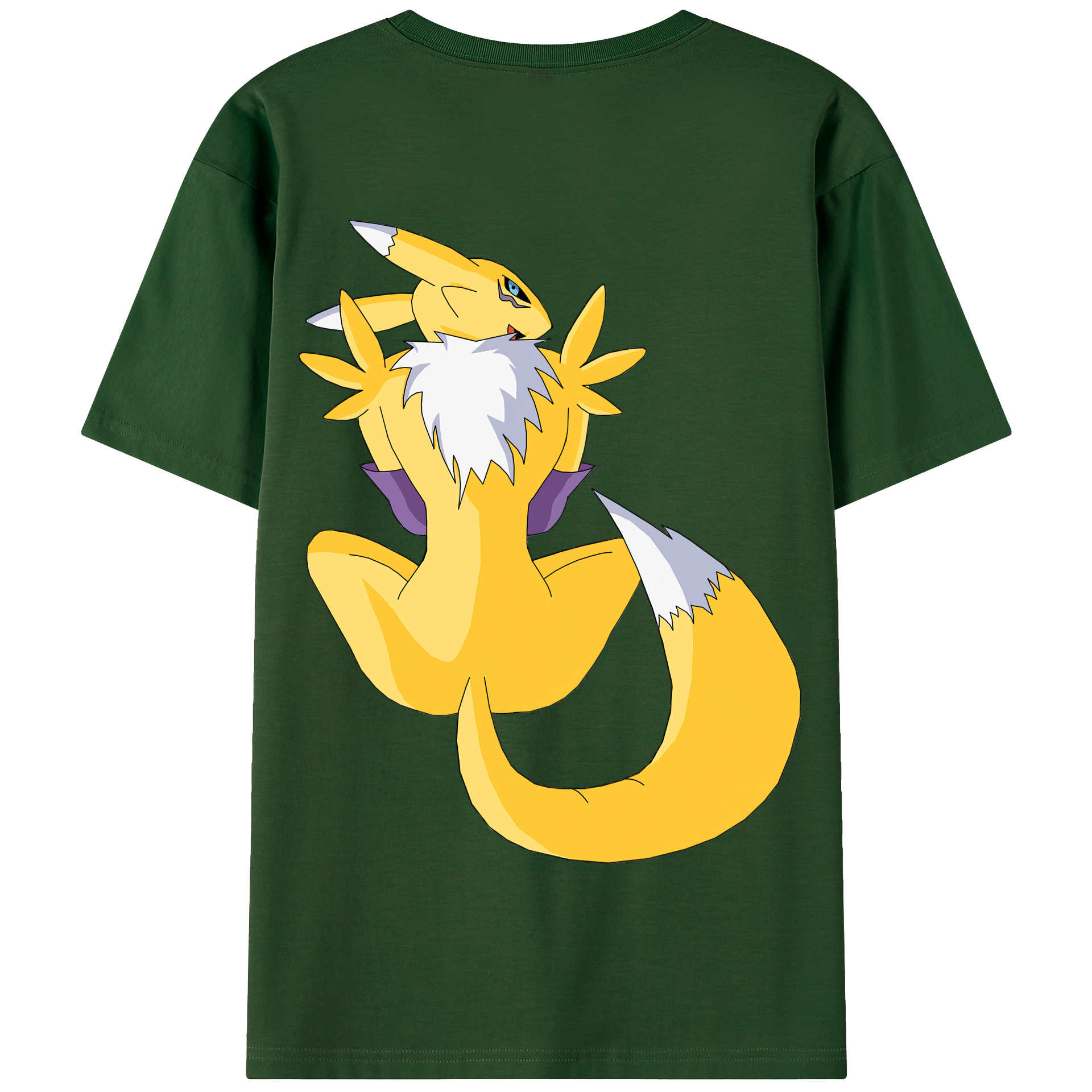 （画像用） Digimon デジタルモンスター/デジモン 綿100％半袖Tシャツ（背面プリント）